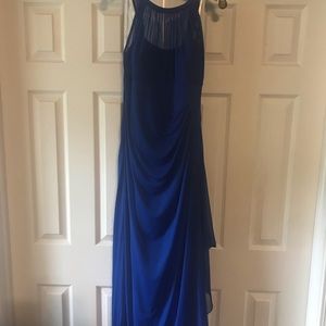 Sleeveless Long Mesh Dress